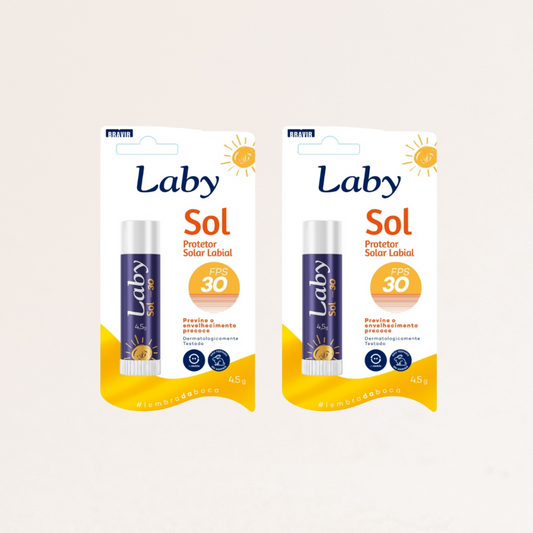Kit 2x Protetor Solar Labial FPS 30