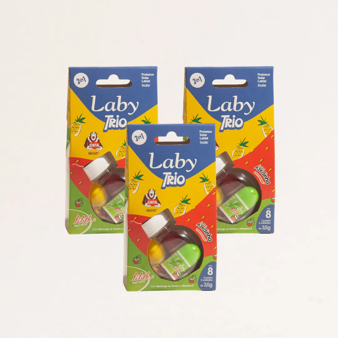 Kit 3x Laby Trio Lip Balm - Chita, Lilith e Azedinha – laby