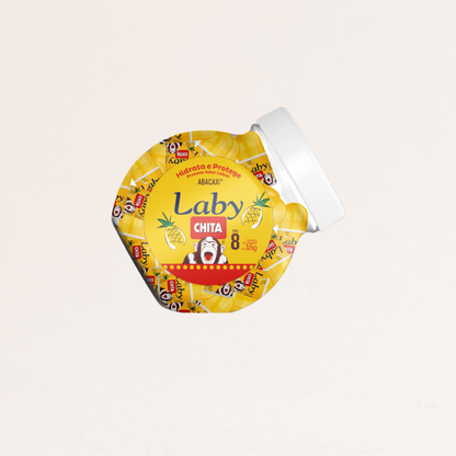 Pote 30x Lip Balm Chita Abacaxi