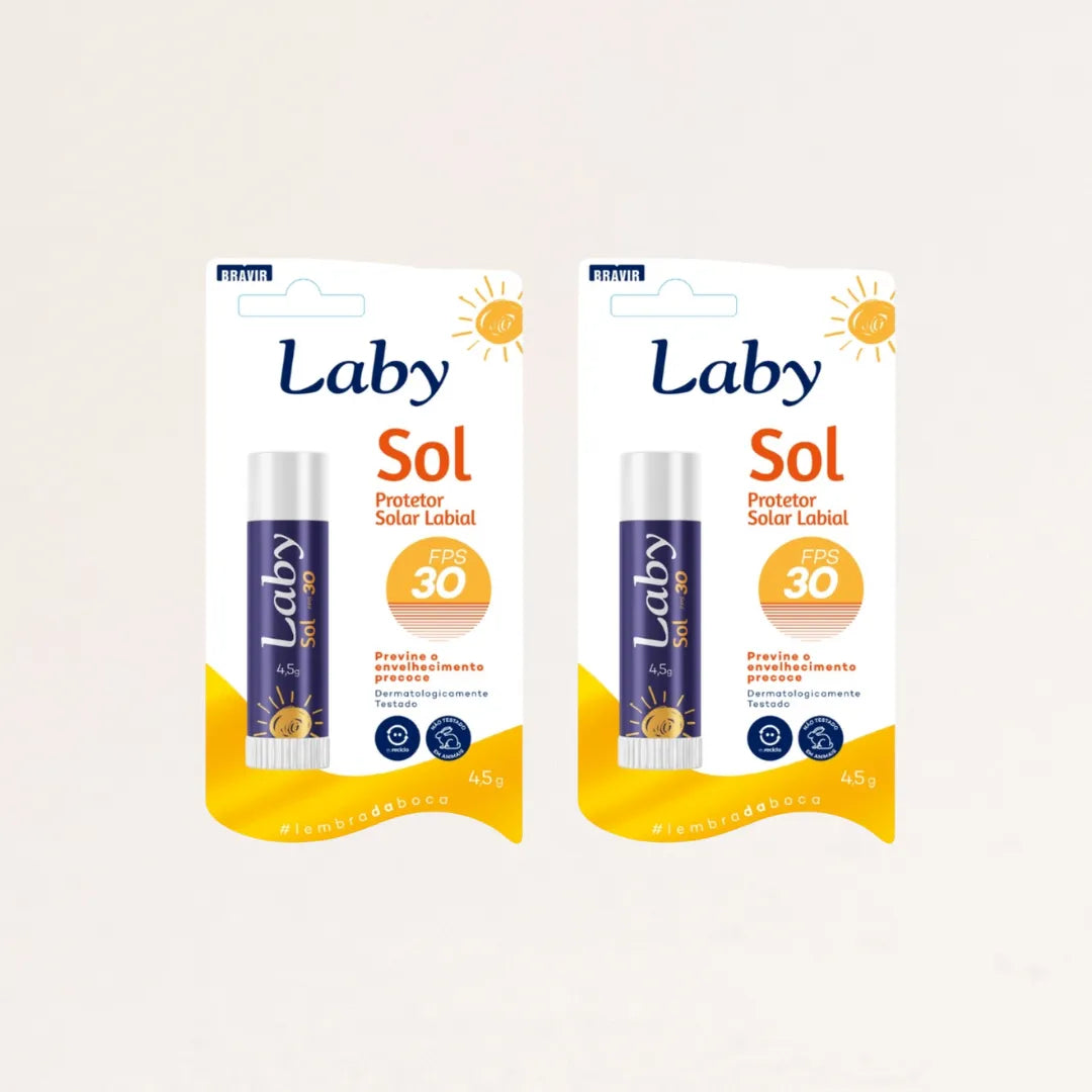 Kit 2x Protetor Solar Labial FPS 30