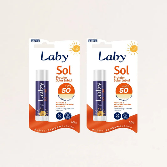 Kit 2x Protetor Solar Labial FPS 50