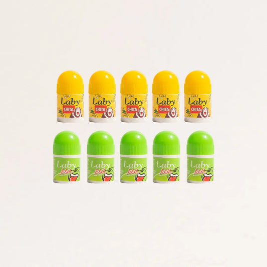 Kit 10x Lip Balm - 5x Lilith Maça Verde 5x Chita Abacaxi