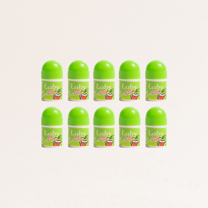 Kit 10x Lip Balm Lilith Maça Verde