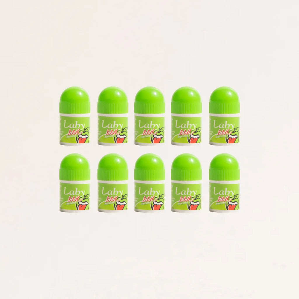 Kit 10x Hidratante Labial Lilith Maça Verde