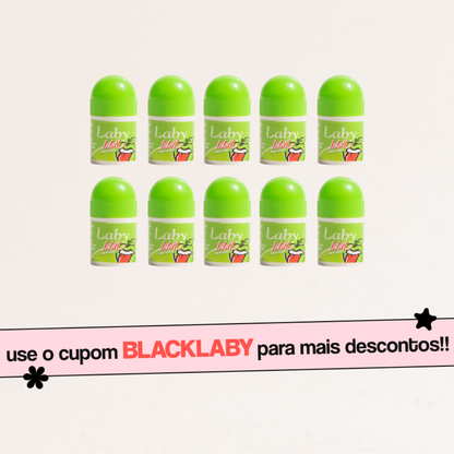 Kit 10x Lip Balm Lilith Maça Verde