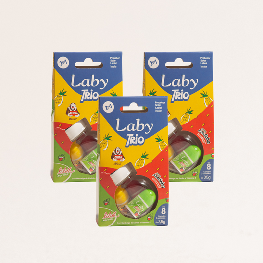 Kit 3x Laby Trio Lip Balm - Chita, Lilith e Azedinha