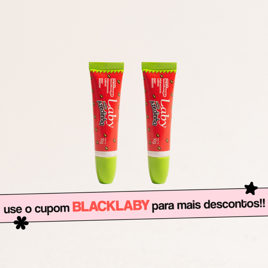 Kit 2x Lip Gloss Azedinha Morango