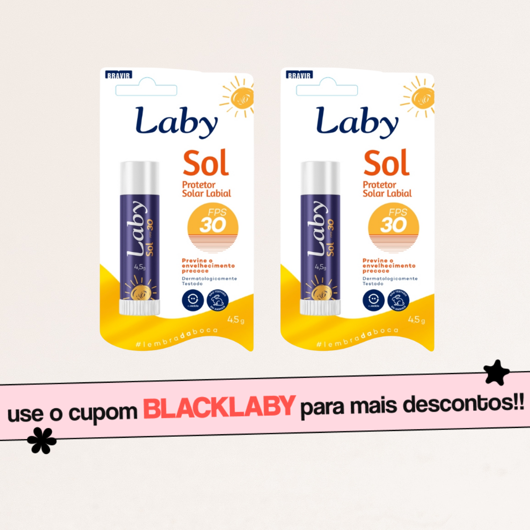 Kit 2x Protetor Solar Labial FPS 30