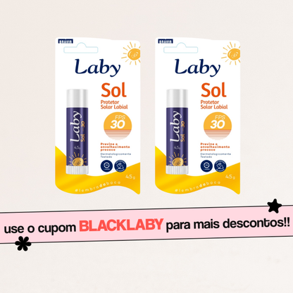 Kit 2x Protetor Solar Labial FPS 30