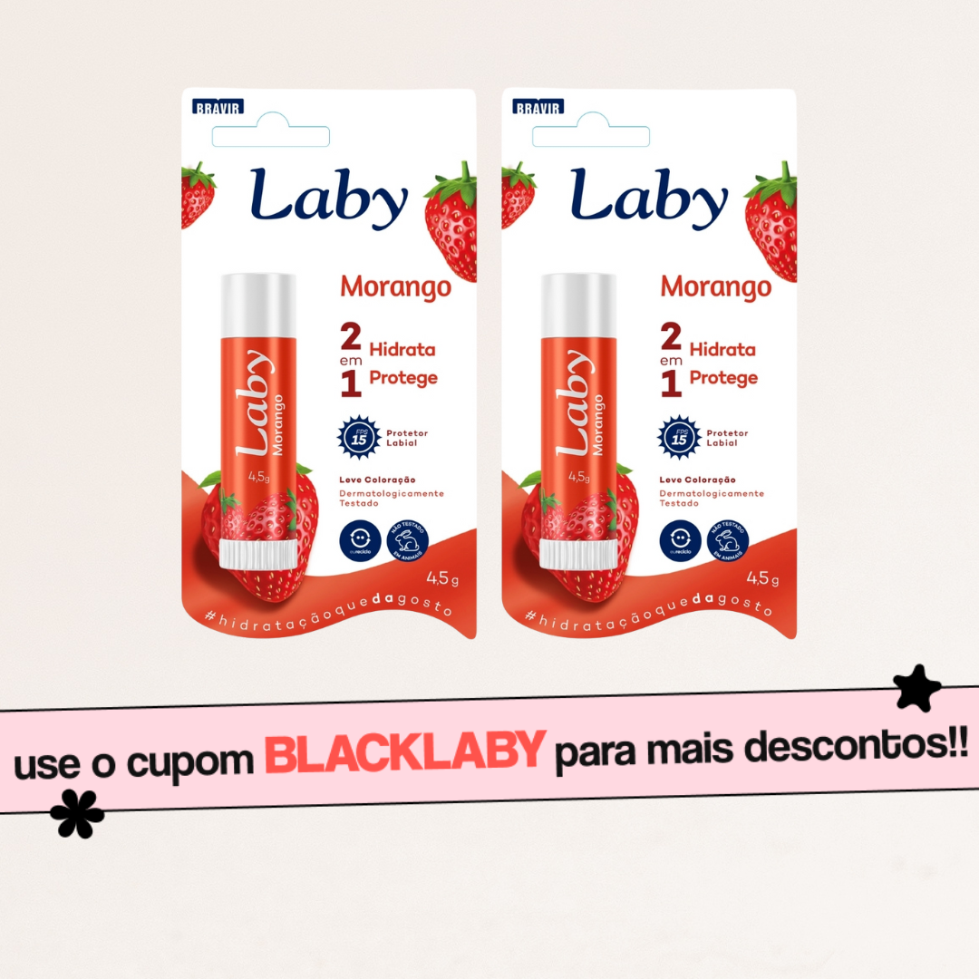 Kit 2x Lip Care Morango