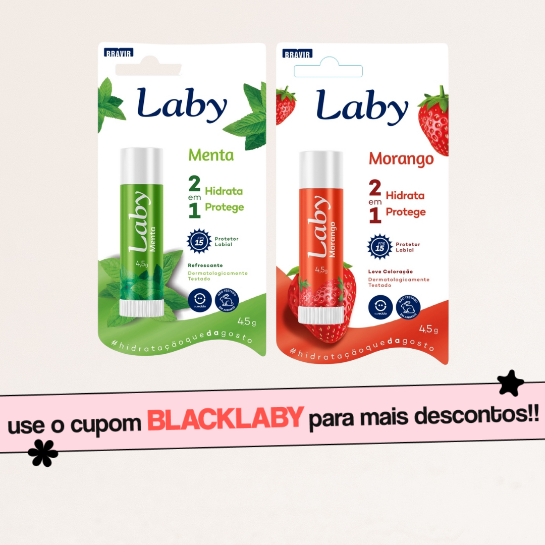 Kit 2x Lip Care Menta e Morango